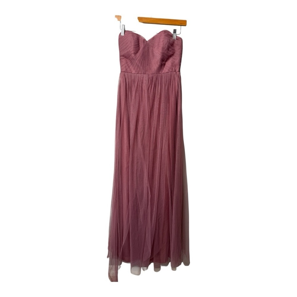 Jenny Yoo Annabelle Convertible Tulle Gown Cherry Blossom Maxi Dress Size 4 - Picture 6 of 15